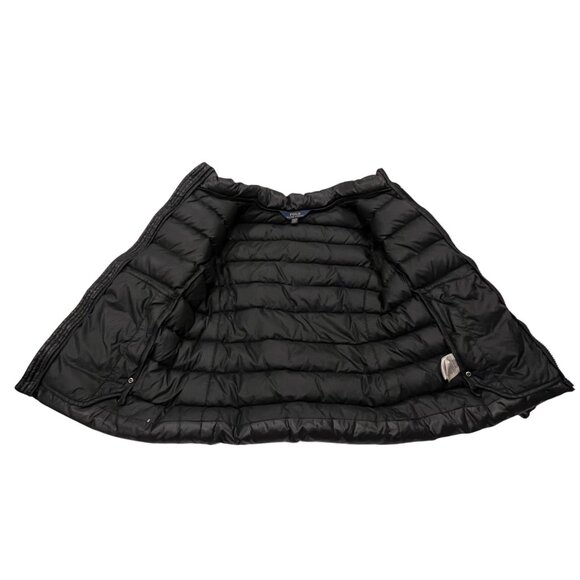 Polo Ralph Lauren Girls Down Puffer Jacket, Black, M 8-10 - Picture 8 of 11